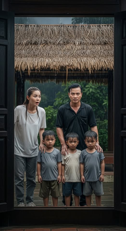 Cô gái ngh//èo cho 4 bố con l/ạ mặt ng/ủ nhờ 1 đêm mưa, điều anh làm sau đó khiến cô sữ/ng s/ờ cho/áng v/áng –