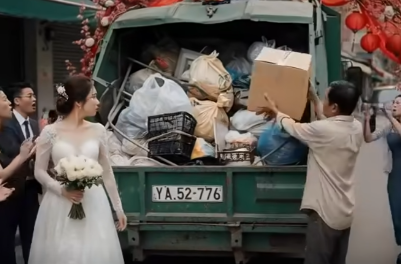 Nhà trai bỏ về giữa lễ cưới vì phát hiện bố mẹ cô dâu làm nghề nhặt rác…